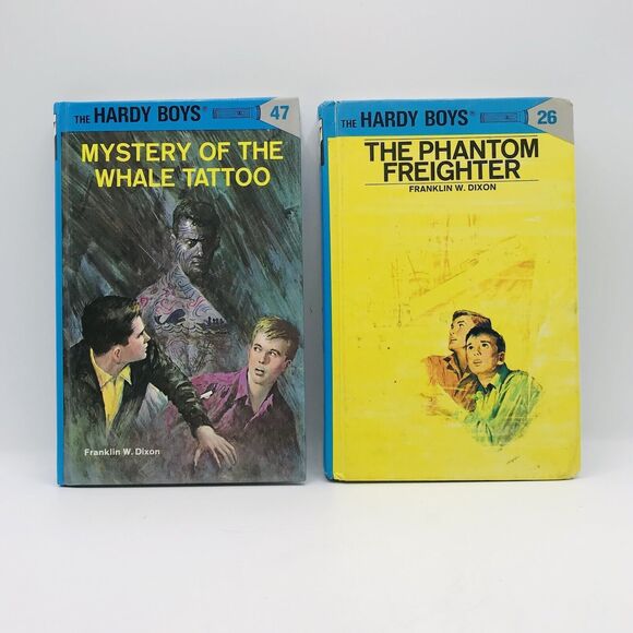 The Hardy Boys Book Lot 26  & 47,  Glossy Flashlight Edition - Picture 1 of 8